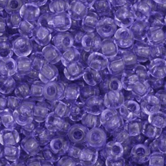 (01125 - Şeffaf Mor) 5 gram Kum Boncuk