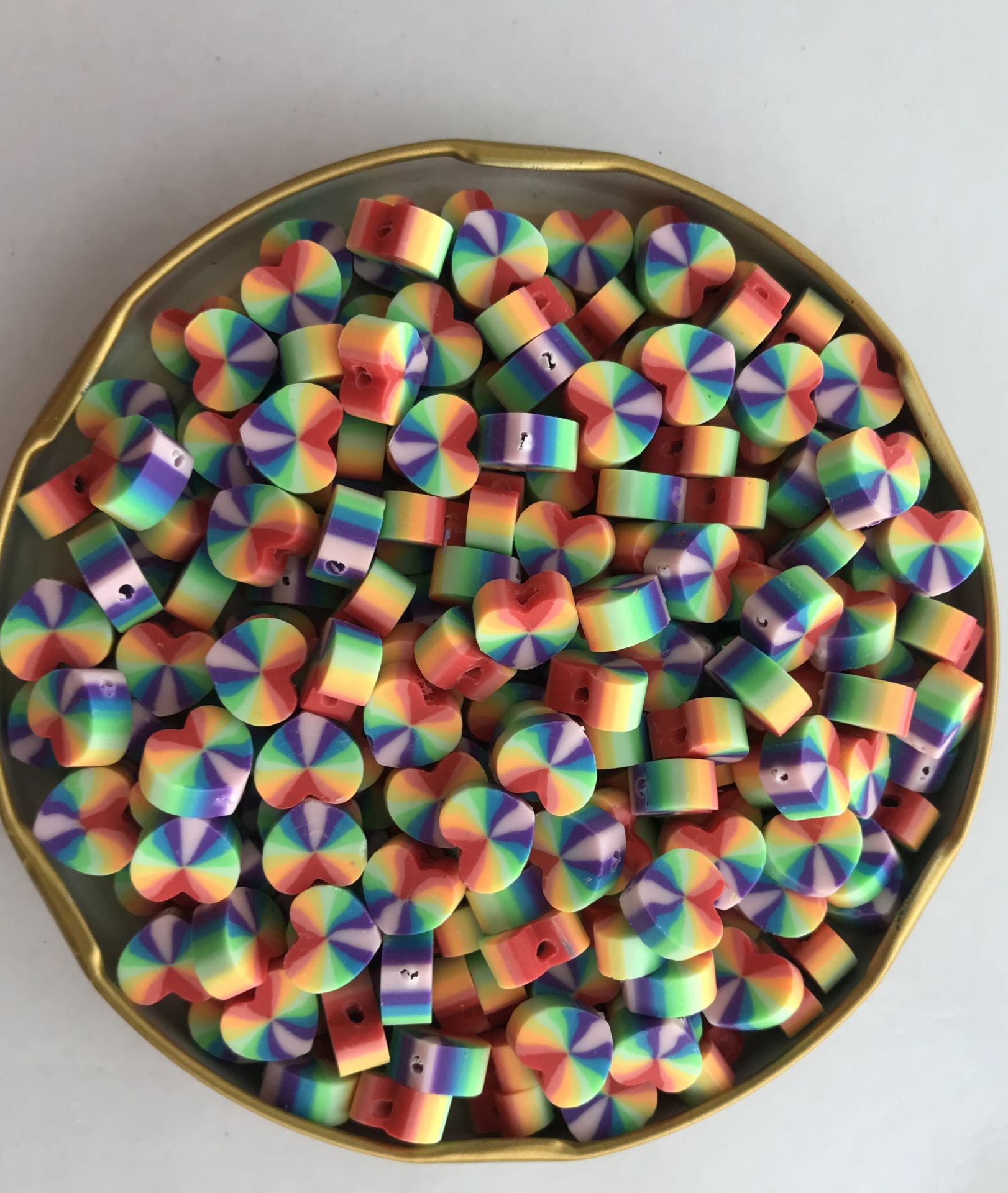 (25 Adet) Polimer Fimo Boncuk - 006