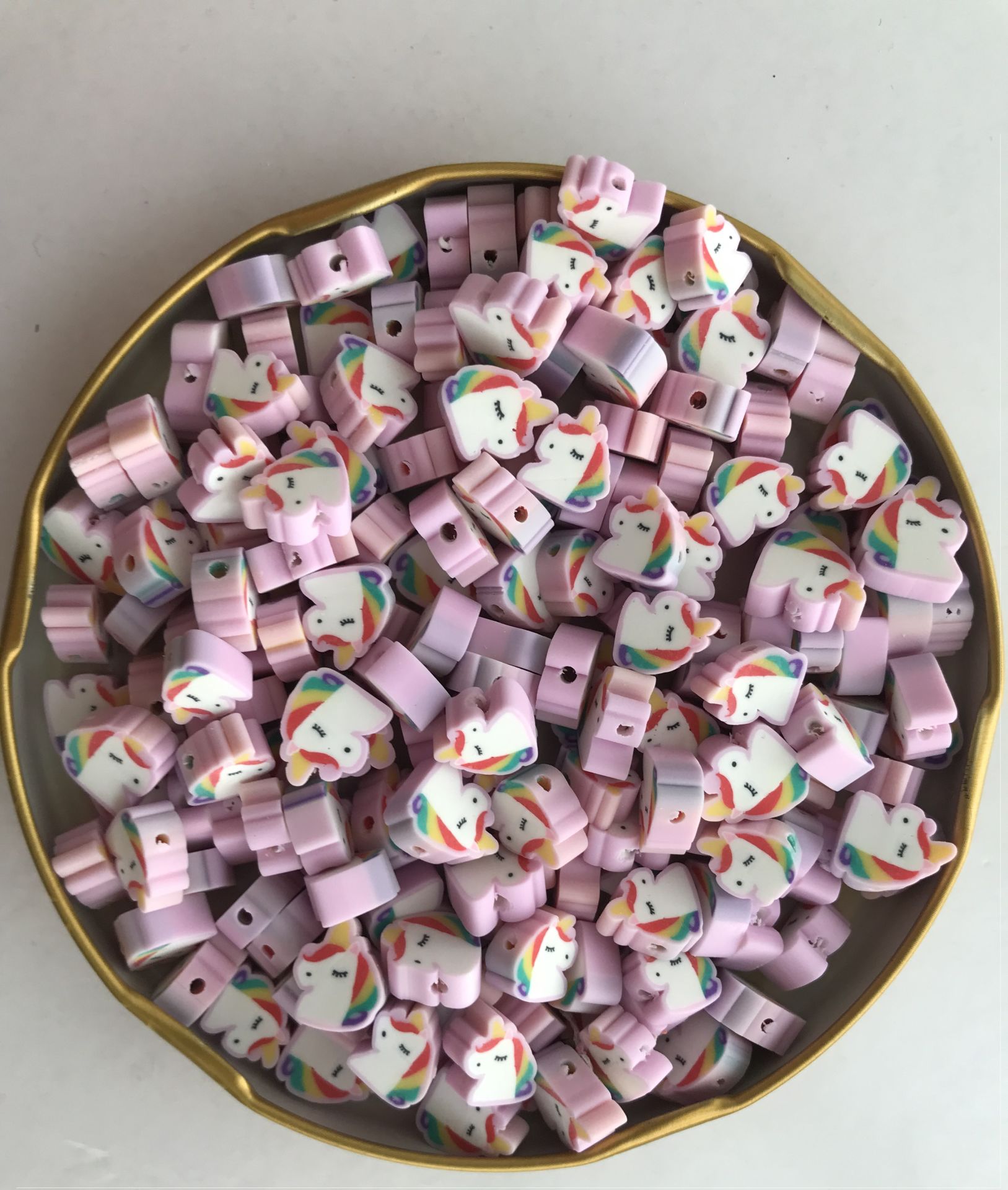 (25 Adet) Polimer Fimo Boncuk - 017