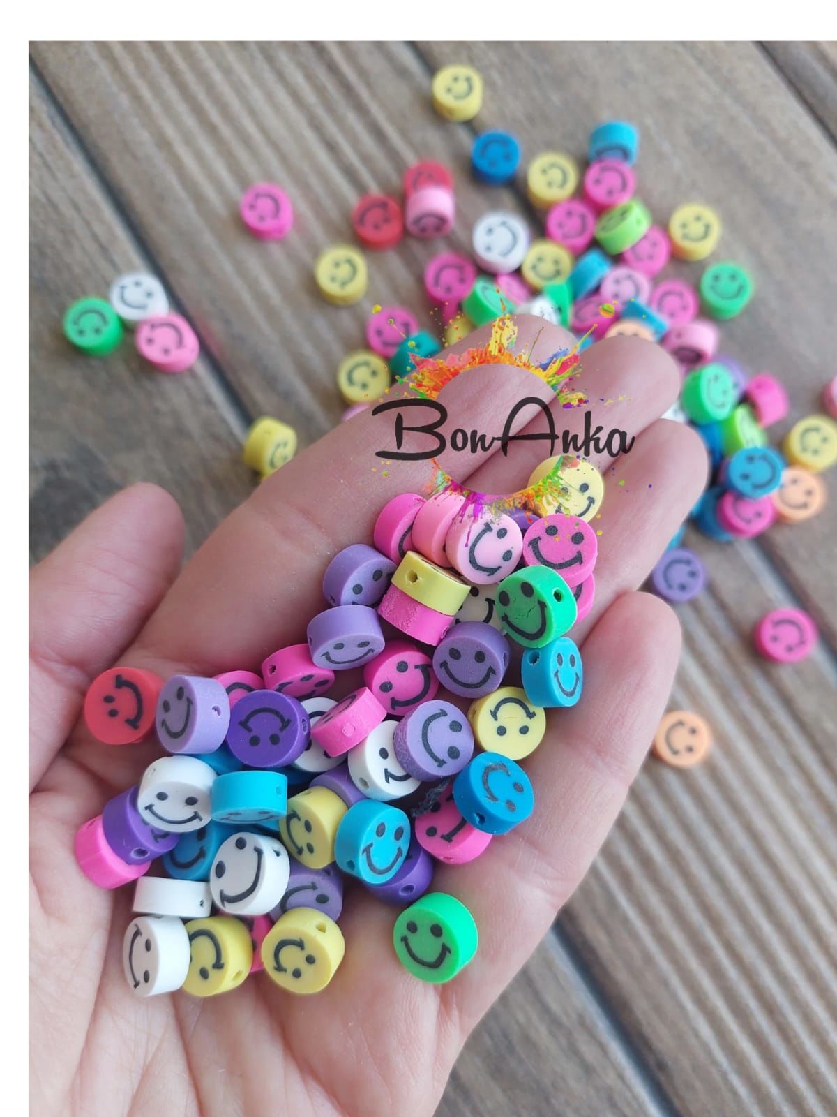 (25 Adet) Polimer Fimo Boncuk - 013