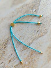 007 - Gold Uçlu Asansörlü Bileklik