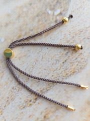 008 - Gold Uçlu Asansörlü Bileklik