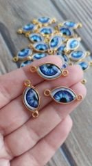 Çift Kulplu Göz Model Bileklik Ara Aparatı 004 (18 mm * 10 mm)