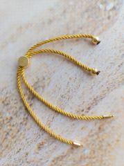 012 - Gold Uçlu Asansörlü Bileklik