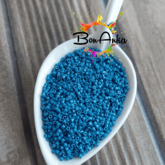 5 g No:246 Miyuki Delica 11/0 Boncuk DB2135 Opak Mavi