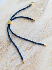 013 - Gold Uçlu Asansörlü Bileklik