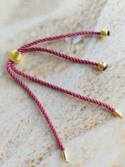 025 - Gold Uçlu Asansörlü Bileklik