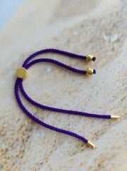 026 - Gold Uçlu Asansörlü Bileklik