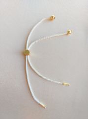 027 - Gold Uçlu Asansörlü Bileklik