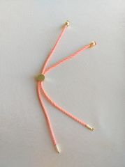 028 - Gold Uçlu Asansörlü Bileklik