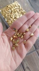 (5 adet) Altın Kaplama Damla Model Bileklik Kolye Halhal Ara Aparatı