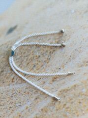 001 - Gümüş Uçlu Asansörlü Bileklik