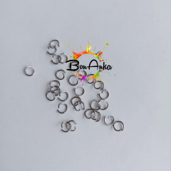 (10 adet) 316 L Çelik Beyaz 5 mm * 7 mm Halka