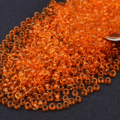 (01184 - Şeffaf Turuncu) 5 gram Kum Boncuk