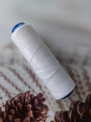 Aker Mumlu İplik 1.0 mm Beyaz 100 m