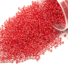 (38397 - Şeffaf Pembe) 5 gram Kum Boncuk