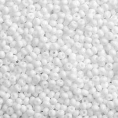 (03050 - Opak Tebeşir Beyazı) 5 gram Kum Boncuk (Eski No:116)