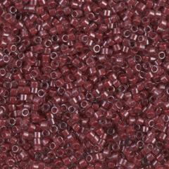 5 g No:064 Miyuki Delica 11/0 DB0280 Şeffaf Kristal Bordo