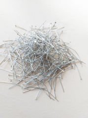 (5 cm - 10 Gram) Gümüş Renk Düz Başlı Pirinç Takı Çivisi
