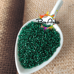 Miyuki Delica 11/0 DB0605 (152) Gümüş Kap Zümrüt Boncuk 5 g