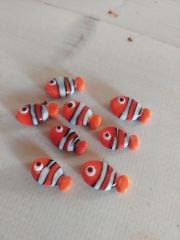 Nemo Balık Murano Cam Boncuk 1 adet