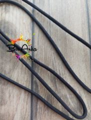 (1 metre) Siyah Renk, 3,5 mm Paracord İp - (005)