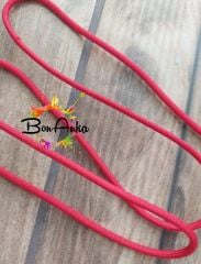 (1 metre) Kırmızı Renk, 3,5 mm Paracord İp - (015)