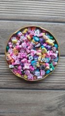 (25 Adet) Polimer Fimo Boncuk - 021