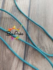 (1 metre) Petrol Yeşil Renk, 3,5 mm Paracord İp - (020)