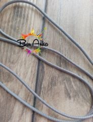 (1 metre) Gri Renk, 3,5 mm Paracord İp - (028)