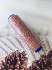 Aker Mumlu İplik 1.0 mm Kahve 009 100 m