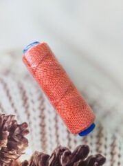 Aker Sarı-Kırmızı 100 Metre 1 mm Mumlu İp