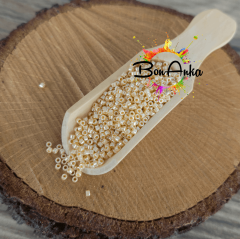 5 g No:391 Miyuki Delica 11/0 Boncuk DB1561 Sedefli Koyu Bej