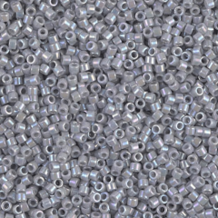 5 g No:393 Miyuki Delica 11/0 Boncuk DB1579 Opak Gri AB