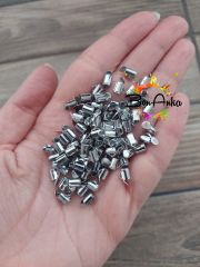 (10 adet) 0,6 cm Nikel Renk Korniş Kapama