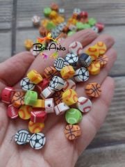 (25 Adet) Polimer Fimo Boncuk - 026