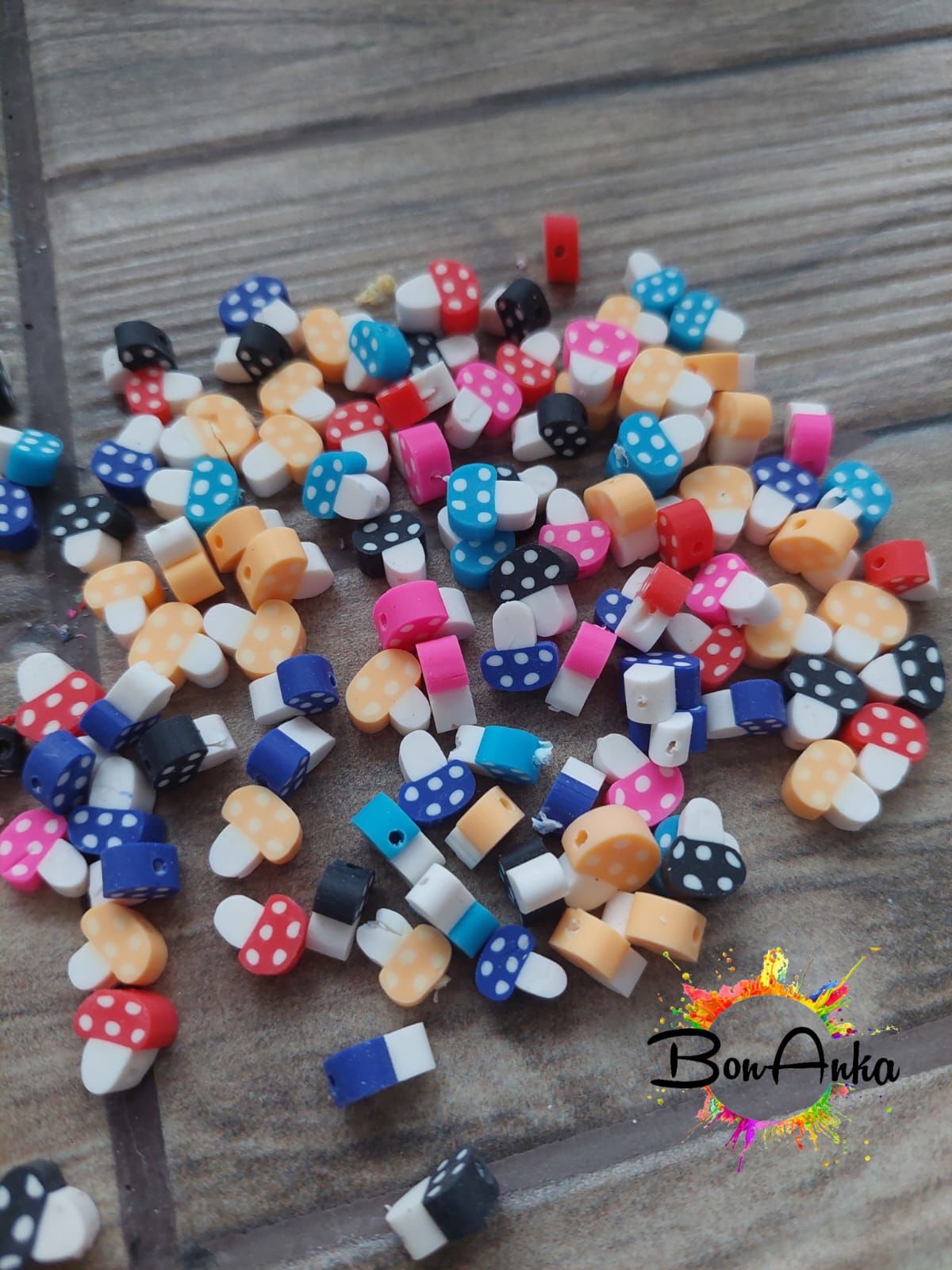 (25 Adet) Polimer Fimo Boncuk - 027