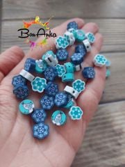 (20 Adet) Polimer Fimo Boncuk - 028