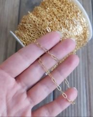 Oval Model Takı Zinciri