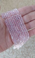 1 Dizi - 4 mm Kristal Cam Boncuk - 008