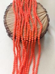 1 Dizi - 4 mm Kristal Cam Boncuk - 010