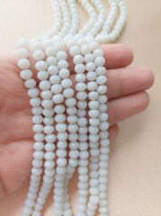 1 Dizi - 6 mm Kristal Cam Boncuk - 002