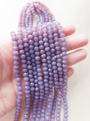 1 Dizi - 6 mm Kristal Cam Boncuk - 006