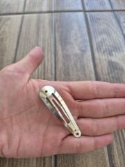 6 cm Nikel Kaplama Sivri Uçlu Çıt Çıt Toka