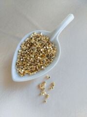 2,5 mm Kaplama Küp Boncuk Ara Aparat (5 gram ~ 80 tane)