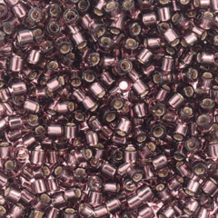 5 g No:336 Miyuki Delica 11/0 Boncuk DB1204 Gümüş Kaplamalı Mor