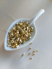 3 mm Kaplama Küp Boncuk Ara Aparat ( 5 gram ~ 40 tane)