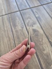 8x55x0,40 mm Nikel Kaplama Maşa Model Toka