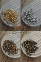 10x6 mm Zamak 501 Papağan Klips Takı Aparatı 25'li