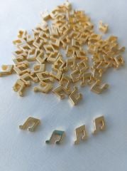 (5 adet) Lak Kaplama Nota Model Bileklik Kolye Halhal Ara Aparatı